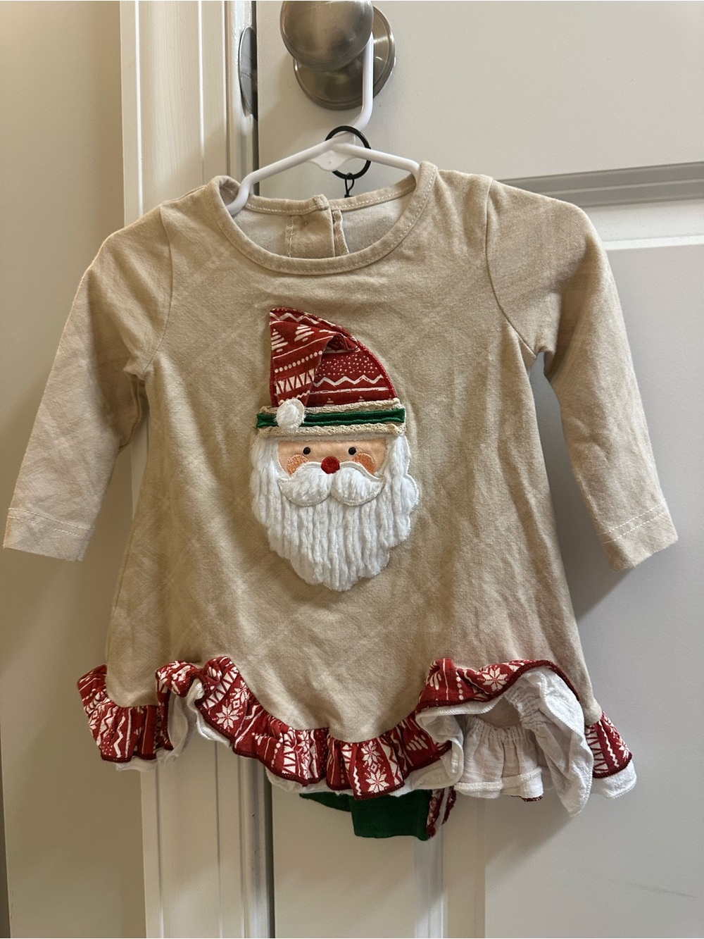 RicRac Festive Santa Pants Set 12m